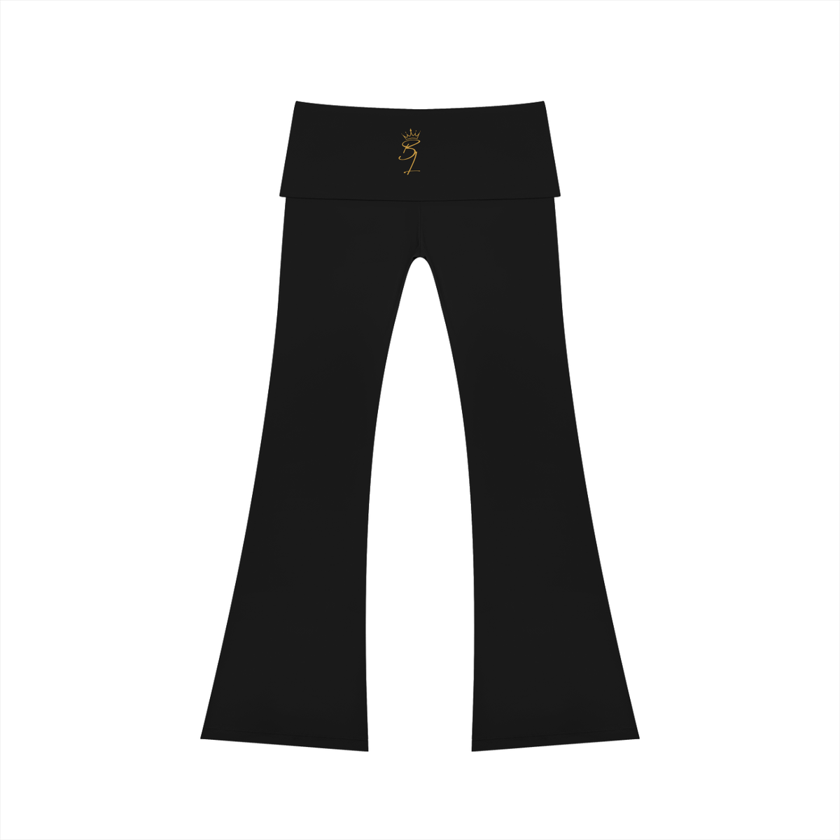 The Queen Within High Rise Flared Yoga Pants